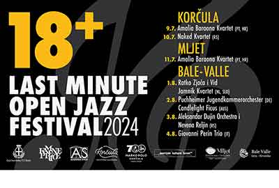 Last minute Open jazz festival-Korčula Tourist Board