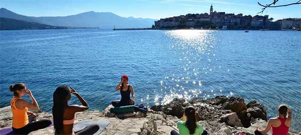 Yoga studio in Korčula